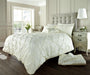 Solid Colour Duvet Cover Set with Pillowcases - Soft Cotton-Polyester Blend