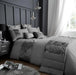 Solid Colour Cotton Blend Duvet Cover Set with Pillowcases – Durable and Comfortable Bedding

