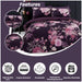 Cotton Blend Floral Duvet Cover Set with Pillowcases
