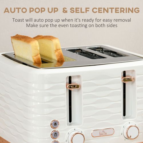 Kettle and Toaster Set – 1.7L Fast Boil Kettle & 4-Slice Toaster - Samanta Factory