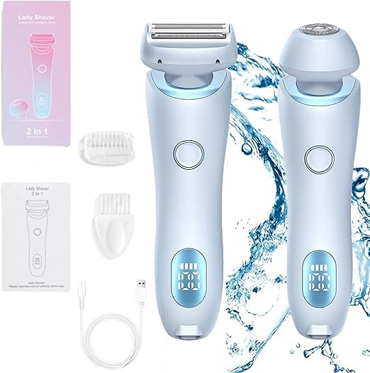 Electric Razor for Women – 2-in-1 Painless & Waterproof Shaving - Samanta Factory