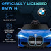 BMW i4 Licensed Kids Electric Ride-On Car – Realistic Driving Fun - Samanta Factory