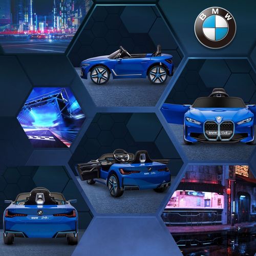 BMW i4 Licensed Kids Electric Ride-On Car – Realistic Driving Fun - Samanta Factory