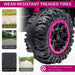 HOMCOM 12V Electric Quad Bikes for Kids Ride On Car ATV Toy for 3-5 Years Pink - Samanta Factory