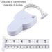 Self-Tightening Body Measuring Tape Ruler 150Cm/60 Inch Sewing Tailor Dressmaking Measure Ruler Meter Film for Waist Chest Legs