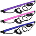 Portable Pilates Bar Kit Resistance Band Yoga Pilates Stick Yoga Exercise Bar Foot Loop for Yoga Stretch Sculpt Twisting Sit-Up