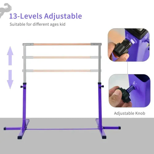 95-145 Hcm Professional Gymnastics Horizontal Bar For Kids Home Gym Fitness - Samanta Factory