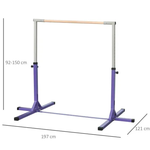 95-145 Hcm Professional Gymnastics Horizontal Bar For Kids Home Gym Fitness - Samanta Factory