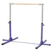 Adjustable Kids Gymnastics Training Bar with Sturdy Steel Frame and Foldable Design