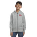 Youth Zip up Hoodie in Grey, 5-6 Years
