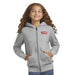 Youth Zip up Hoodie in Grey, 5-6 Years