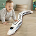 Kids electric high-speed train toy with lights and sound – 360° spin railway toy UK