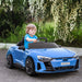 Audi RS e-tron GT Licensed 12V Kids Electric Ride on W/ Remote, Blue - Samanta Factory