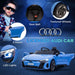 Audi RS e-tron GT Licensed 12V Kids Electric Ride on W/ Remote, Blue - Samanta Factory