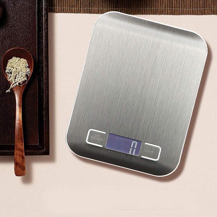 5Kg DIGITAL KITCHEN SCALES ELECTRONIC LCD BALANCE SCALE FOOD WEIGHT POSTAL SCALE