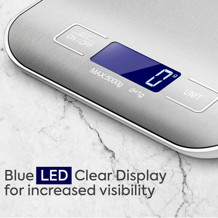5Kg DIGITAL KITCHEN SCALES ELECTRONIC LCD BALANCE SCALE FOOD WEIGHT POSTAL SCALE