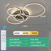 Modern LED Ceiling Chandelier – Dimmable with Remote Control - Samanta Factory