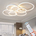 Modern LED Ceiling Chandelier – Dimmable with Remote Control - Samanta Factory