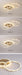 Modern LED Ceiling Chandelier – Dimmable with Remote Control - Samanta Factory