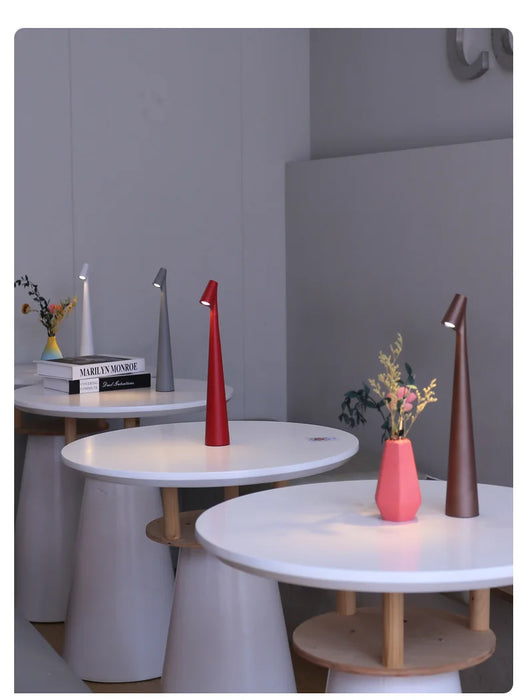 Table Lamp – Touch Dimming Rechargeable LED for Study & Living Rooms - Samanta Factory