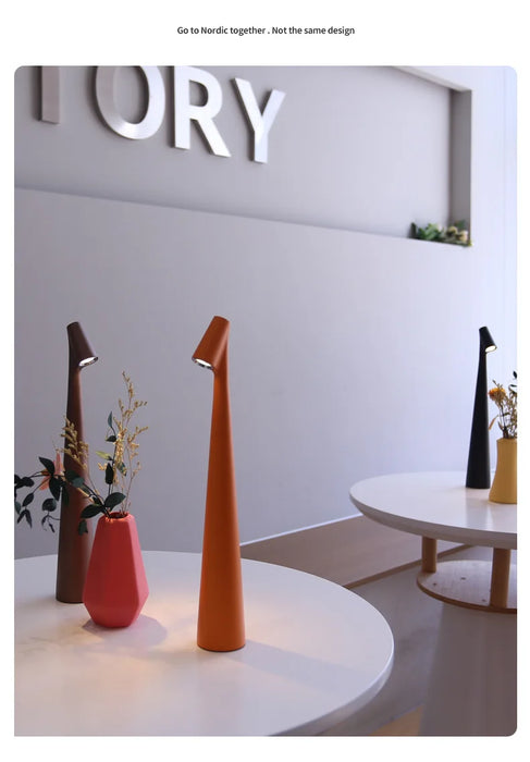 Table Lamp – Touch Dimming Rechargeable LED for Study & Living Rooms - Samanta Factory