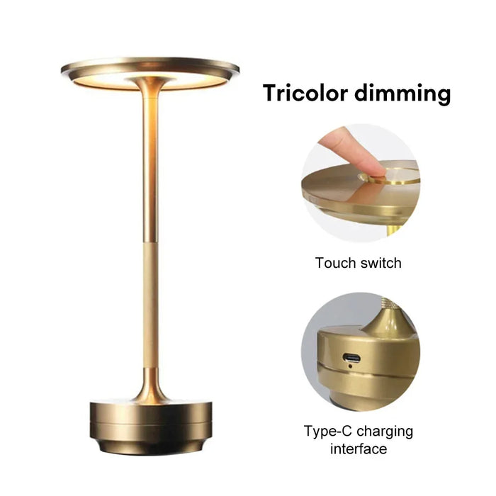 Desk Lamp – Wireless LED with Dimming & Touch Control - Samanta Factory