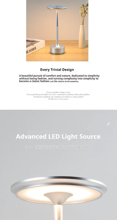Desk Lamp – Wireless LED with Dimming & Touch Control - Samanta Factory