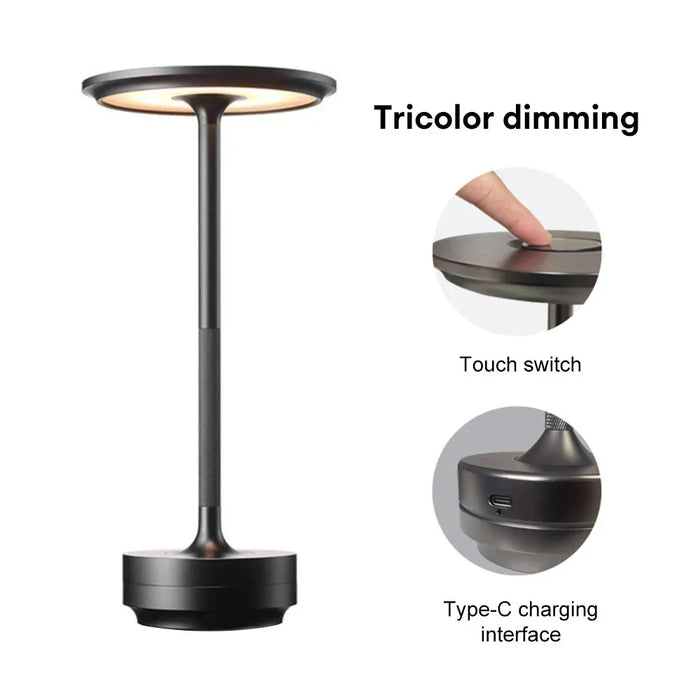Desk Lamp – Wireless LED with Dimming & Touch Control - Samanta Factory