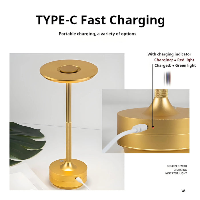 Desk Lamp – Wireless LED with Dimming & Touch Control - Samanta Factory