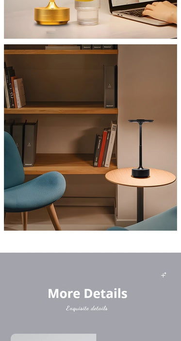 Desk Lamp – Wireless LED with Dimming & Touch Control - Samanta Factory