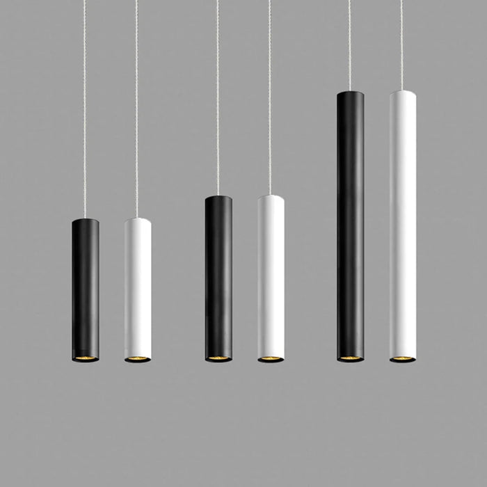 Minimalist Cylinder Pendant Light with Brushed Nickel Finish for Dining and Kitchen Spaces