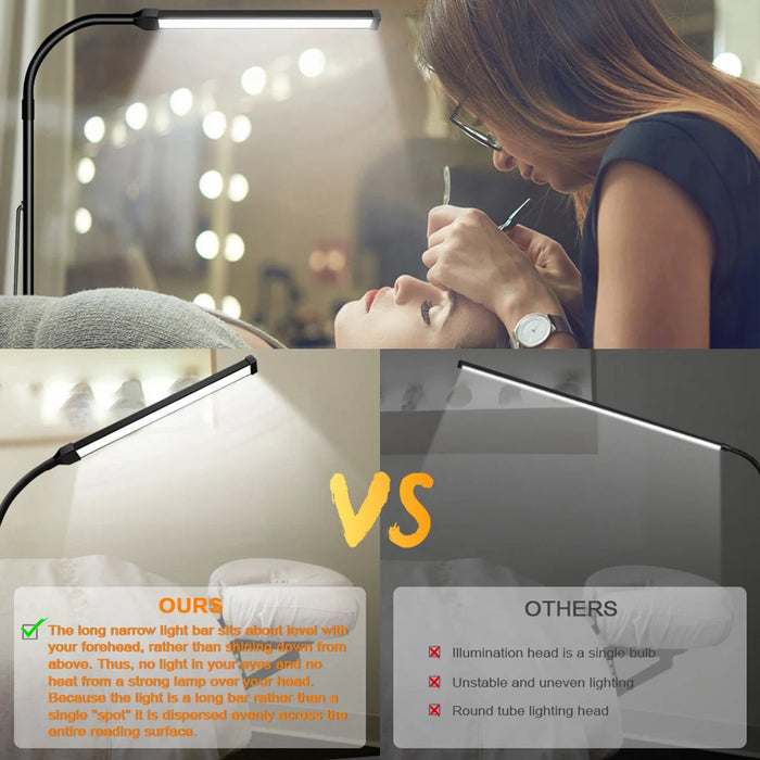 Floor Lamp – Adjustable Dimmable Gooseneck LED - Samanta Factory