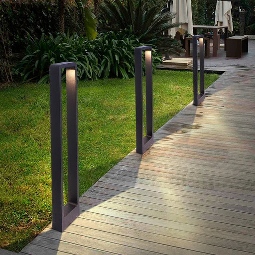 IP65-Rated Outdoor Bollard Lamp with LED Lighting for Courtyard and Landscape Illumination