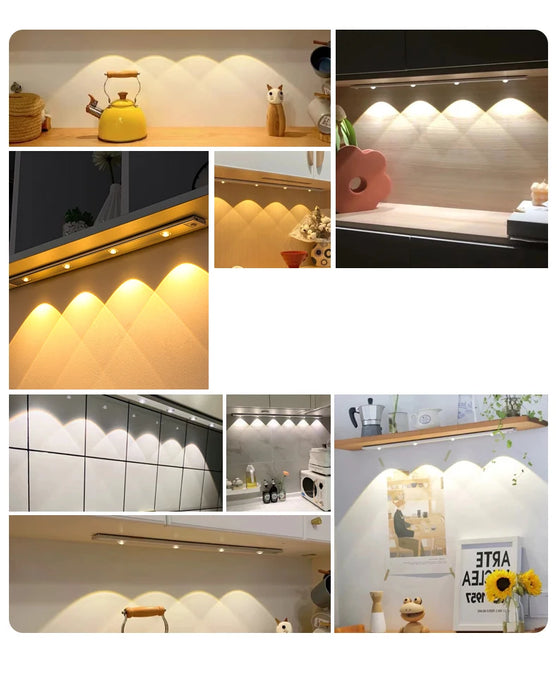 Motion Sensor Light – Ultra-Thin Wireless LED for Cabinets & Wardrobes - Samanta Factory
