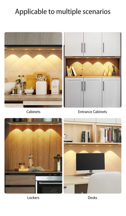 Motion Sensor Light – Ultra-Thin Wireless LED for Cabinets & Wardrobes - Samanta Factory