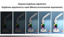 Desk Lamp – Rechargeable LED with Fan & Clock Display - Samanta Factory