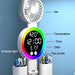 Desk Lamp – Rechargeable LED with Fan & Clock Display - Samanta Factory