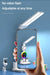 Desk Lamp – Rechargeable LED with Fan & Clock Display - Samanta Factory