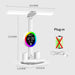Desk Lamp – Rechargeable LED with Fan & Clock Display - Samanta Factory