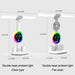 Desk Lamp – Rechargeable LED with Fan & Clock Display - Samanta Factory
