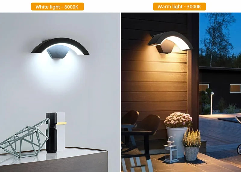 LED Wall Lamp – Waterproof Outdoor Garden Lighting - Samanta Factory