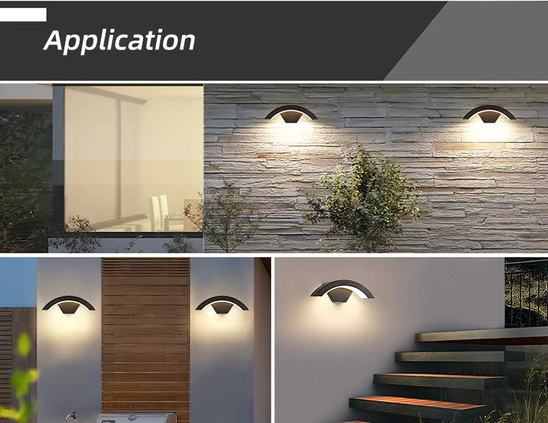 LED Wall Lamp – Waterproof Outdoor Garden Lighting - Samanta Factory