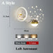 Children’s Wall Lamp – Star Astronaut Projector Light - Samanta Factory