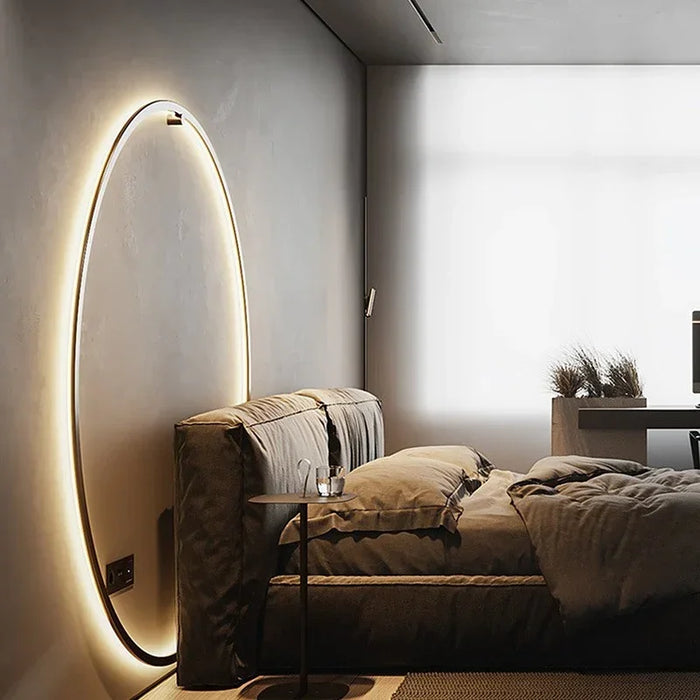Wall Lamp – USB-Powered LED Ring Light for Modern Interiors - Samanta Factory