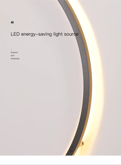Wall Lamp – USB-Powered LED Ring Light for Modern Interiors - Samanta Factory