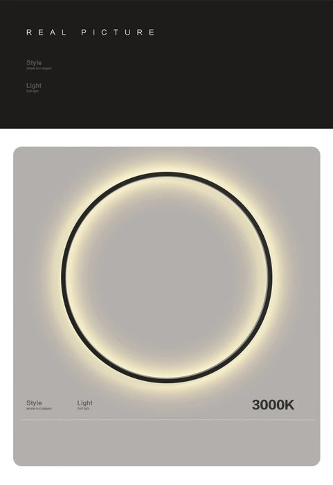 Wall Lamp – USB-Powered LED Ring Light for Modern Interiors - Samanta Factory