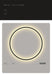 Wall Lamp – USB-Powered LED Ring Light for Modern Interiors - Samanta Factory