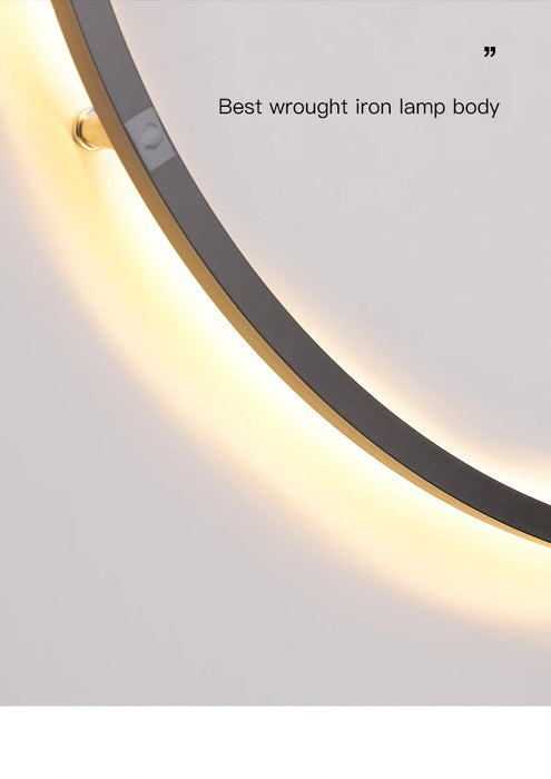 Wall Lamp – USB-Powered LED Ring Light for Modern Interiors - Samanta Factory
