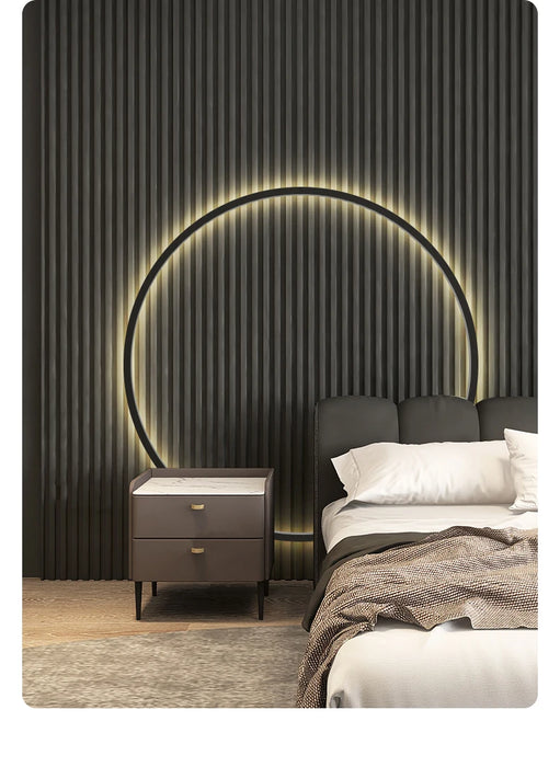 Wall Lamp – USB-Powered LED Ring Light for Modern Interiors - Samanta Factory