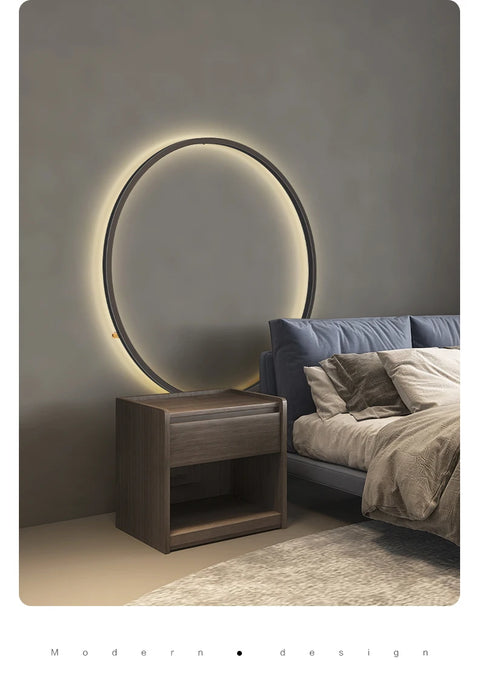 Wall Lamp – USB-Powered LED Ring Light for Modern Interiors - Samanta Factory